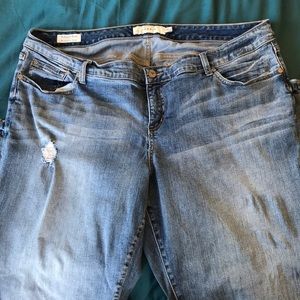 Torrid Relaxed Boot, Distressed Size 20 Jeans